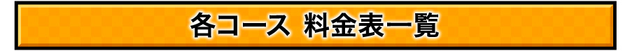 各コース　料金表一覧